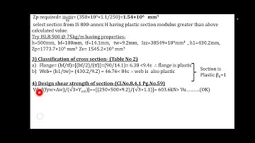 Design of Laterally Supported Beam