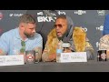 Intense lorenzo hunt and mick terrill knucklemania 4 press conference voice of reason mike perry