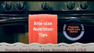 PHCD Bite-size Nutrition Tips: Food Safety