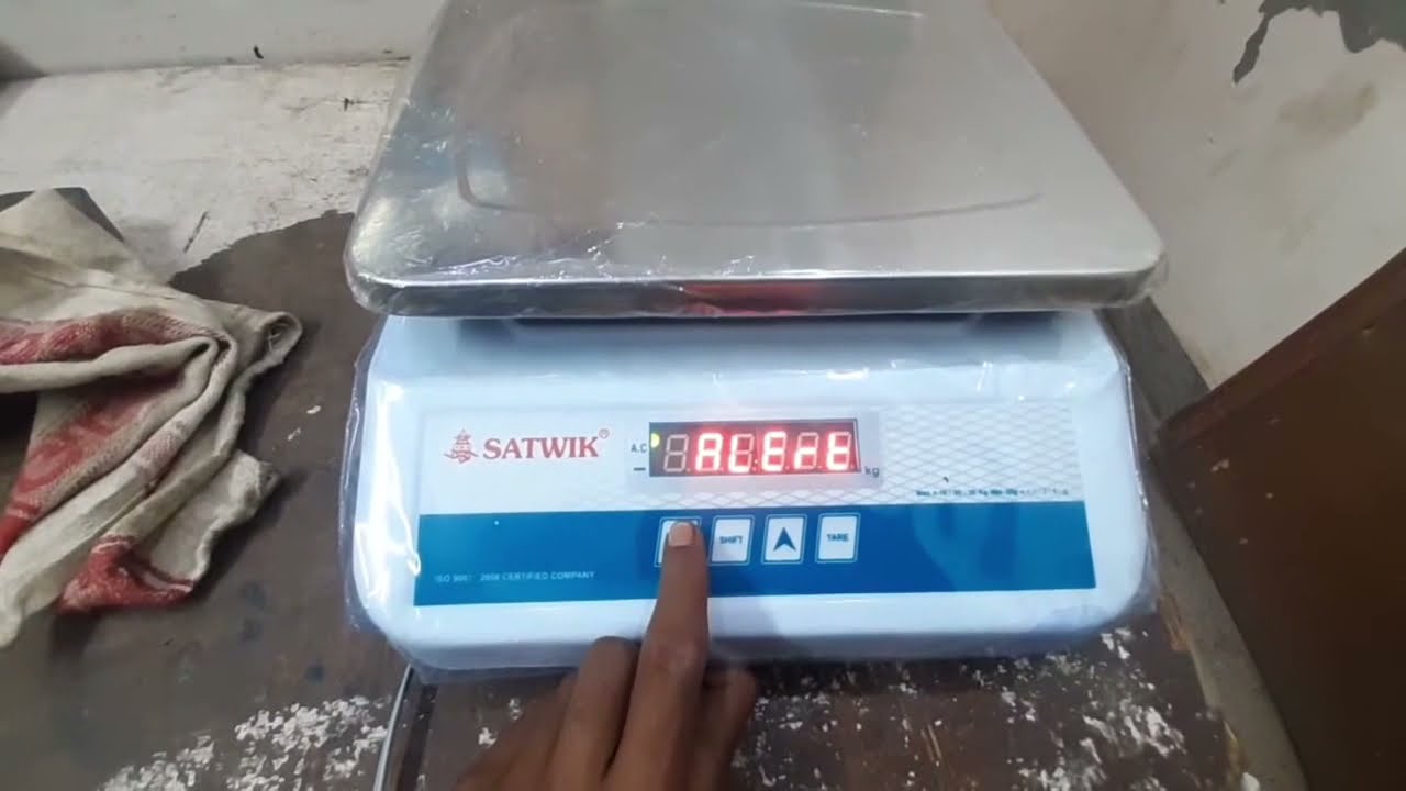 SATWIK Electronic Weighing Scale Calibration 30Kg Tabletop