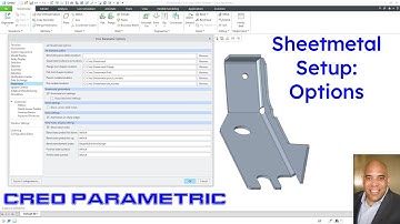 Creo Parametric - Sheetmetal Setup | Options