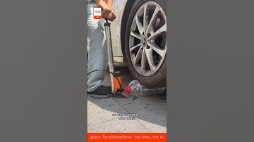 GENIUS INVENTOR 🤯 lifted a car with a bottle #wow #skills #crafts