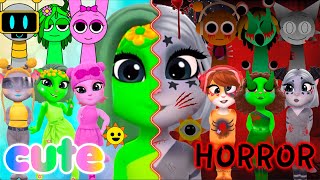 My Talking Angela 2 Sprunki Phase 1 Vs Phase 2 Cute Vs Horror New Update Cosplay