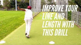 Improve Bowling Line and Length (Cricket Bowling Tips)