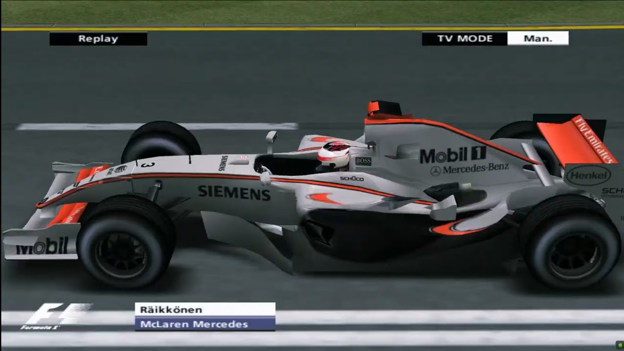F1 06 PS2 Melbourne lap Mclaren Mercedes
