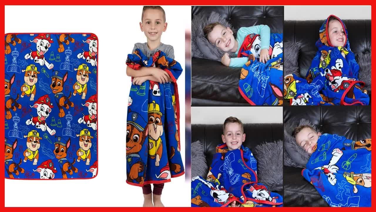 Franco Kids Bedding Super Soft Plush Throw Blanket, 46 in x 60 in, Paw Patrol