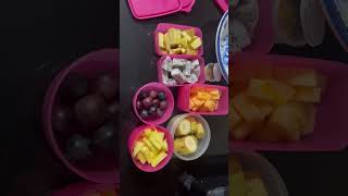School activity Fruit salad 😋 #fruits #schoolproject #healthy #yummy #ytshort #shorts #short #viral