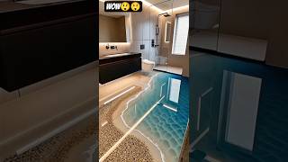 Luxury Beach Style Bathroom 🌊✨ #beachstyle #bathroom #luxuryliving #construction #short #viraltrend