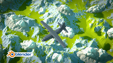 C-130 Flyover - Blender Short