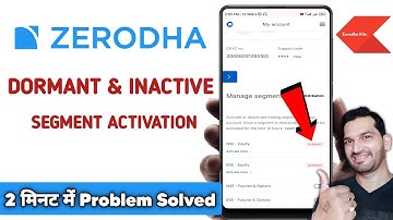 Zerodha account ko active kaise kare | How to activate zerodha account | zerodha