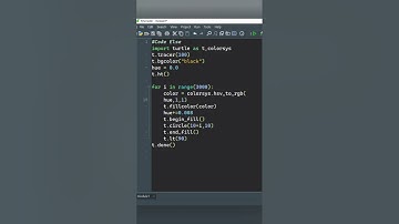 🌟Animation design using python turtle #shorts