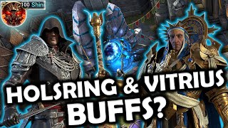 Crazy New Meta Champions Or Hot Garbage? Holsring & Vitrius Buff Breakdown I Raid Shadow Legends