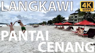 🇲🇾 Langkawi Cenang Beach Walking Tour [4K 60fps]