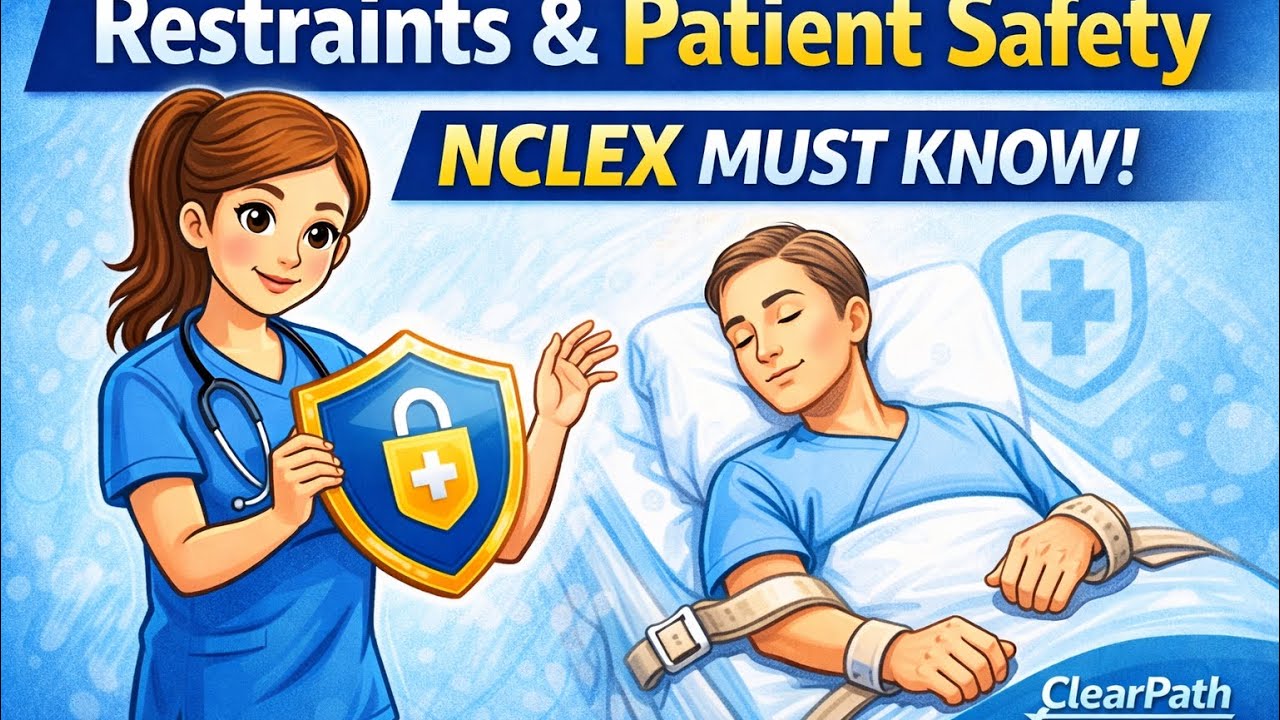 Restraints & Patient Safety NCLEX RN | Nursing Safety Made Easy