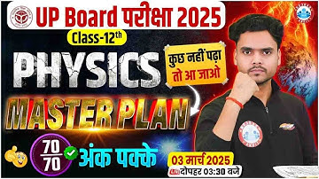 UP Board Class 12 Physics One Shot | 12th Physics Important Questions 2025 | By Rohit Sir