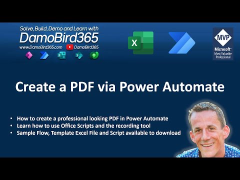 Create professional PDF in Power Automate using Office Scripts (Non Premium)