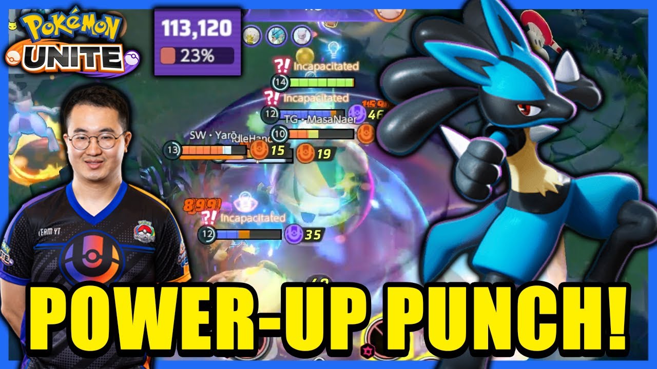 113,000 DAMAGE! People Are Sleeping On This POWER-UP PUNCH Build On LUCARIO! | Pokémon Unite