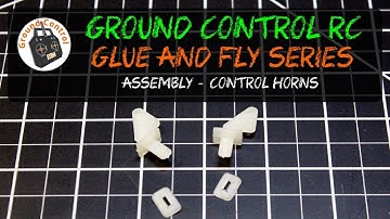 Glue & Fly Series - F-22 Mini V2 Build - Installation Control Horns