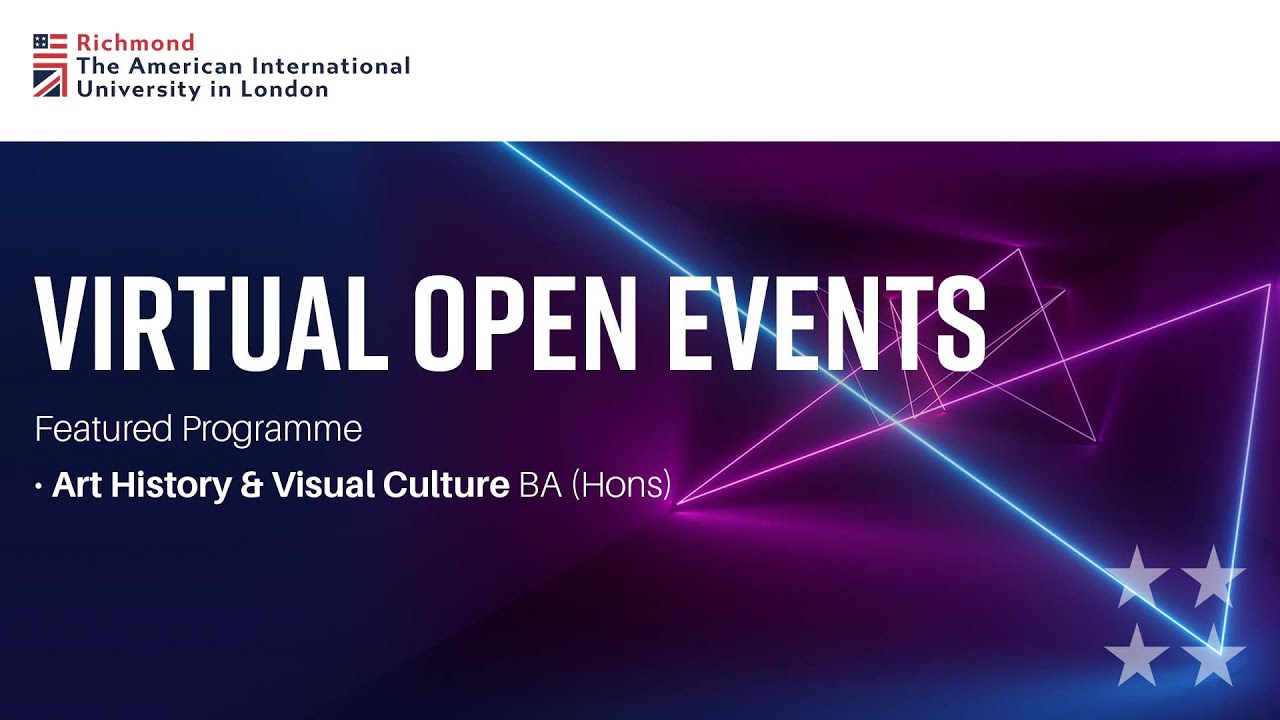 Art History & Visual Culture BA - Virtual Open Week - April 2021