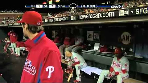 2009/07/30 Utley wins the battle