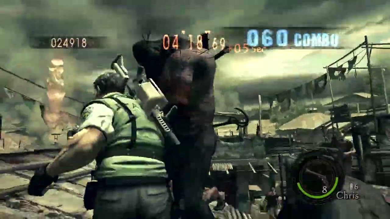 RE5 MERCENARIES SOLO PA CHRIS STARS 820K