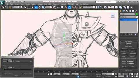 Modeling Low Polygon Game Characters in 3ds Max clip10