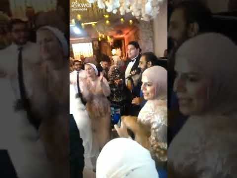 الفنان حسام حسنى فى فرح ميرنا عصام الخولى ومحمد قاضى