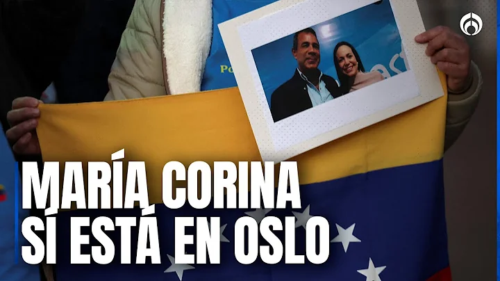 Confirman llegada de María Corina Machado a Oslo, Noruega