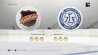 Game #177 (LIIGA) KooKoo Kouvola vs (SHL) Leksands IF screenshot 5