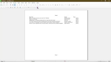 How to Insert or Remove Page Break in LibreOffice Calc