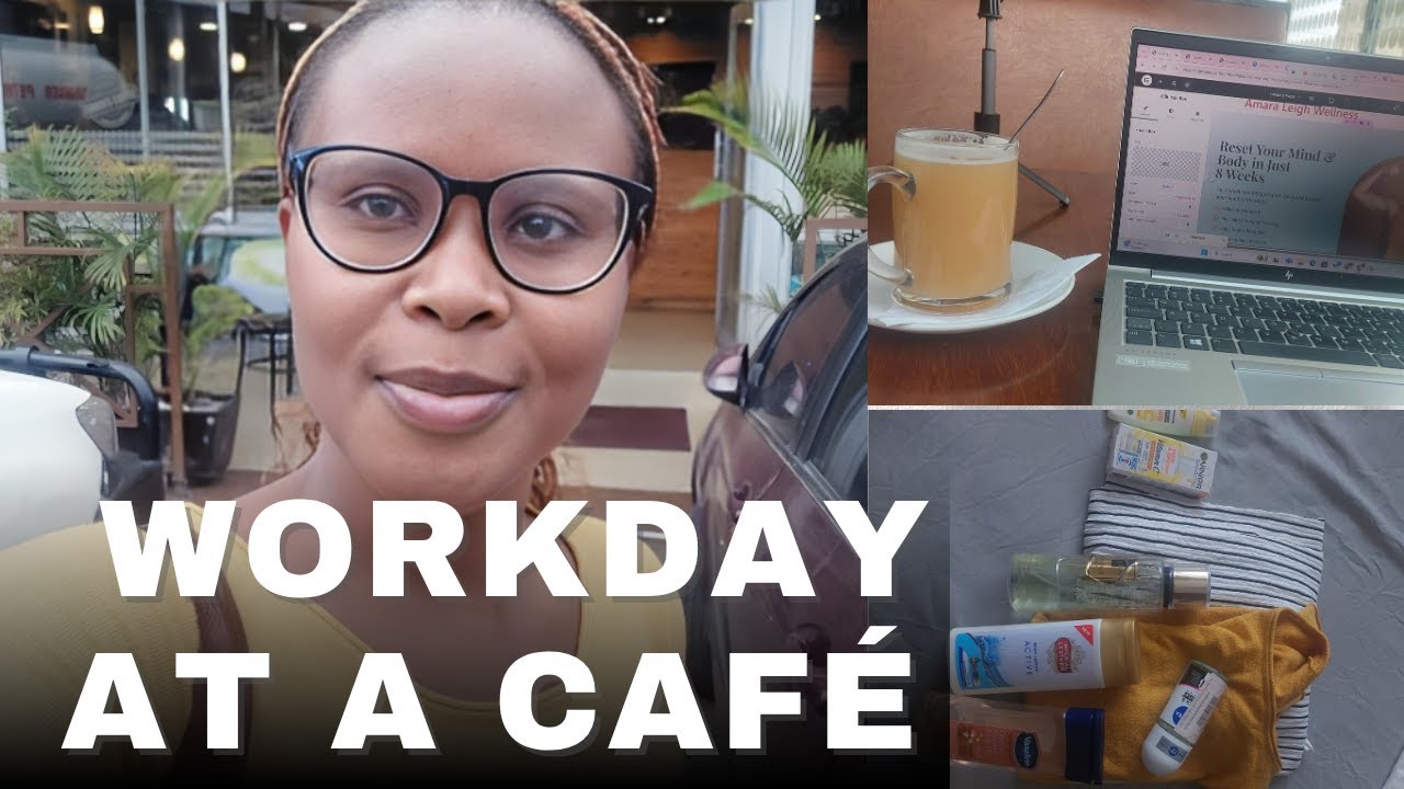 A Day in My Life as a Freelance Web Designer | Designing a Wellness Landing Page at a Café