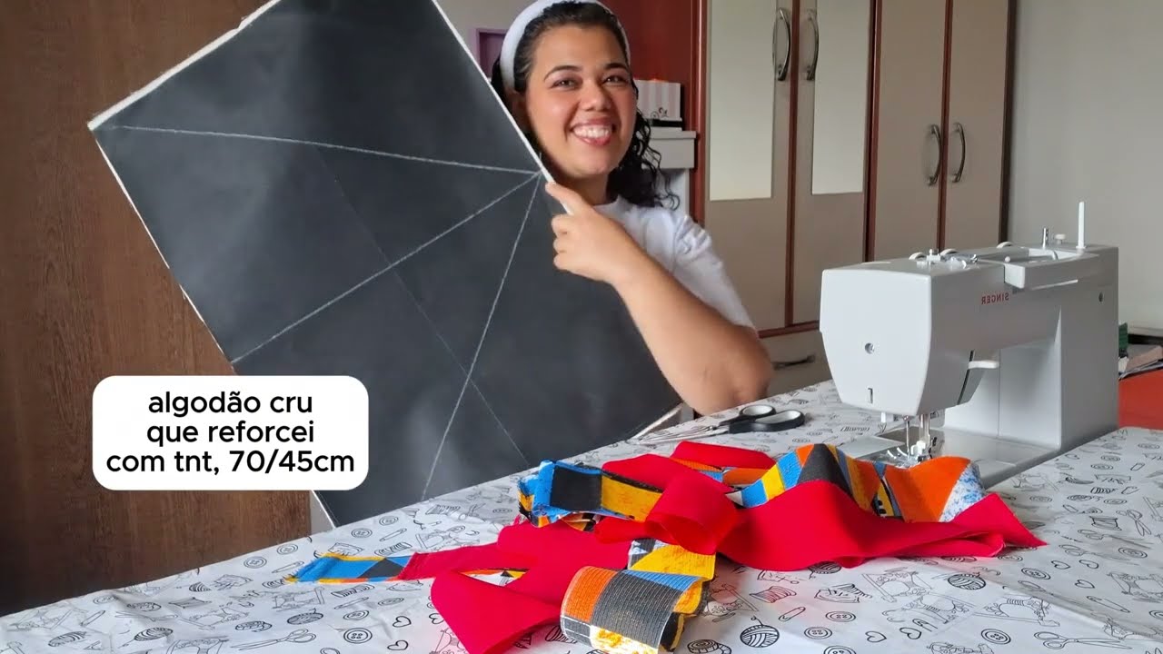 PIRÂMIDE EM PÉ, COSTURA CRIATIVA!