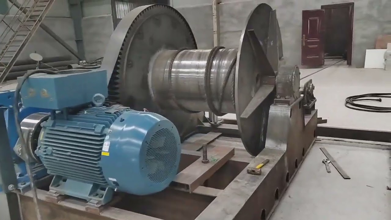 35T Electric Winch Load Testing