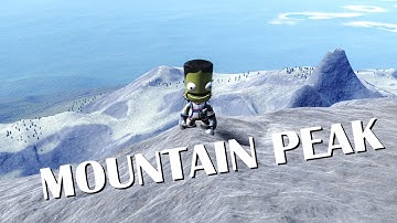 Flying to the Tallest Mountains on Kerbin | Volumetric Clouds Showcase | KSP Cinematic