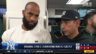 Amed Rosario discusses success at the plate, leadership in the clubhouse