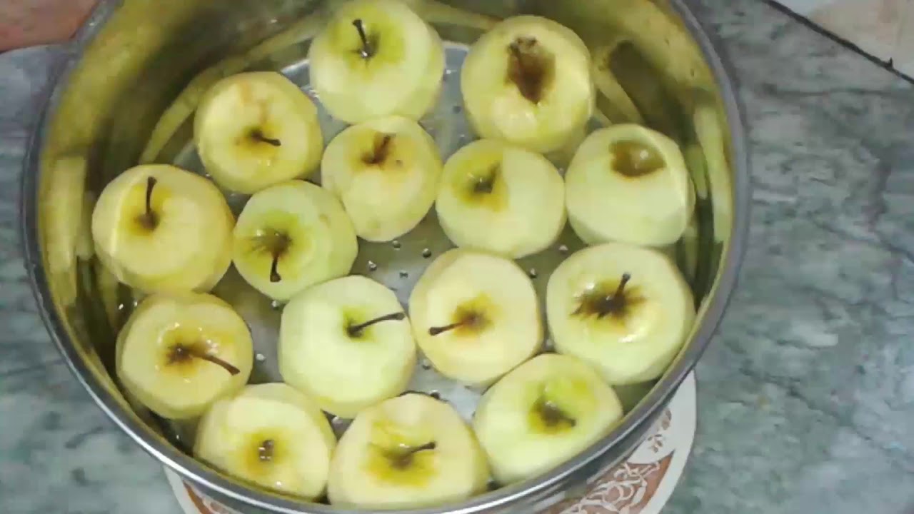 كيفية تحضير التفاح في المجمد لشهر رمضان الكريم