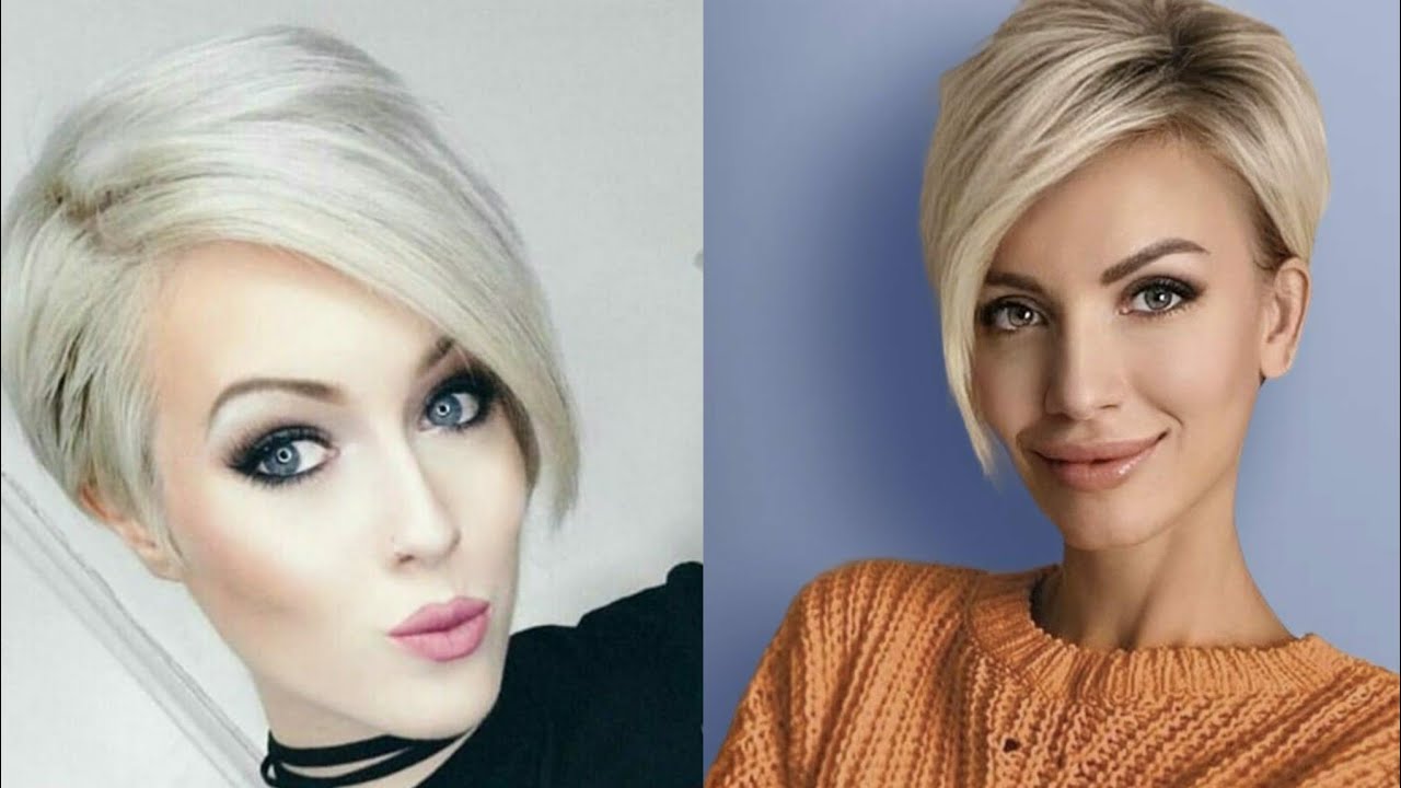 Short haircut for ladies to look stylish, short pixie bob haircut