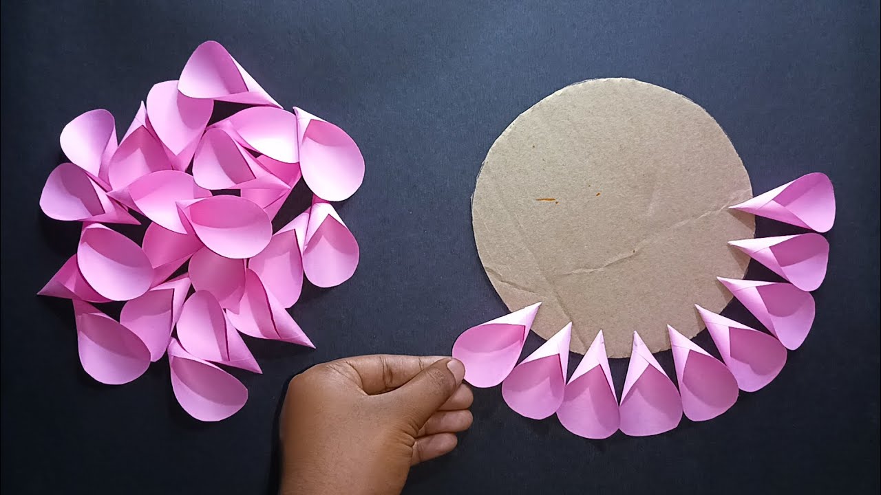 Easy paper craft ideas beautiful paper wall hanging DIY paper