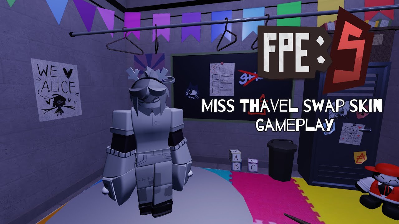 Roblox FPE:S Miss Thavel swap skin gameplay!