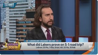 FIRST THINGS FIRST | Nick Wright Everyone Should FEAR Lebron James And The Lakers, The Are The BEST