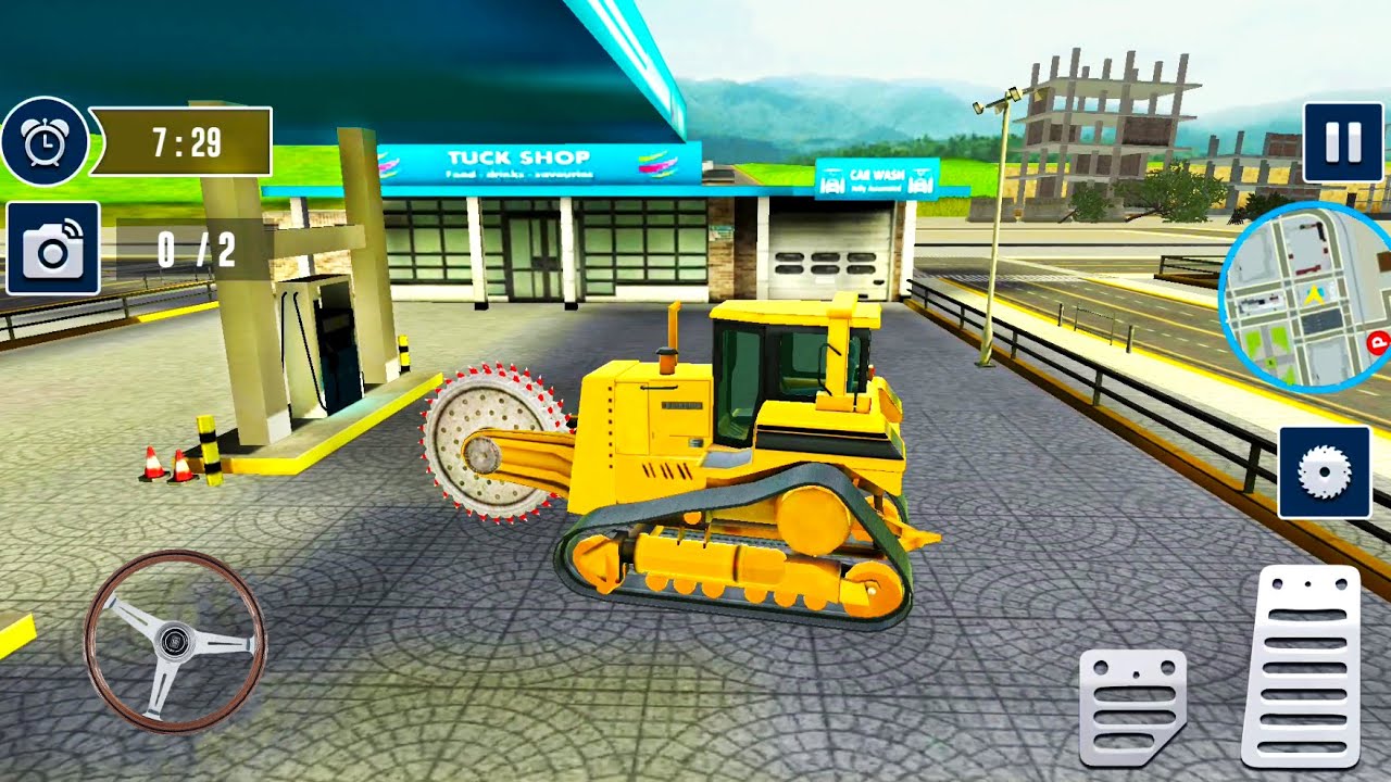 Demolish Construction Simulator 2020 - Wrecking Ball Crane Drive - Android Gameplay