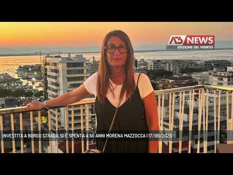 INVESTITA A BORDO STRADA, SI E' SPENTA A 50 ANNI MORENA MAZZOCCA | 17/09/2025