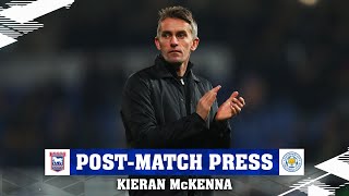 Kieran Mckenna On Town's Draw With Leicester