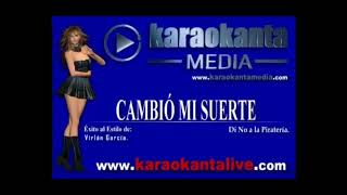 Karaoke "Y cambio mi suerte"  Virlan Garcia con voz de apoyo #Karaoke #Dulcesesación