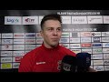 Kryštof Lang po utkání Mountfield HK vs. HC Sparta Praha 2:1