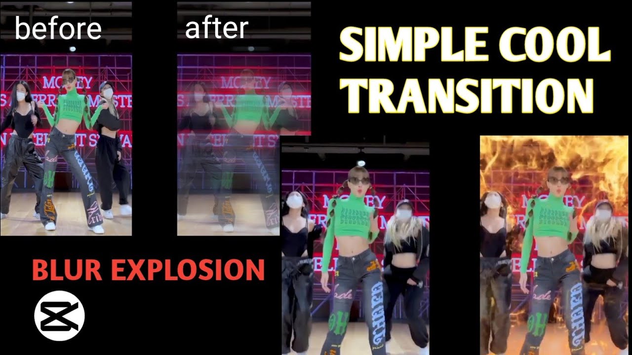 SIMPLE COOL BLUR EXPLOSION TRANSITION CAPCUT TUTORIAL - YouTube