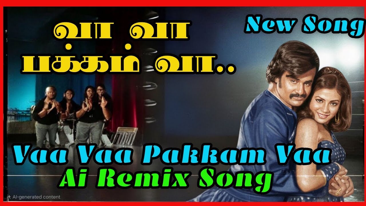 வாவா பக்கம் வா | Vaa vaa pakkam vaa Ai remix | tamil ai song | 