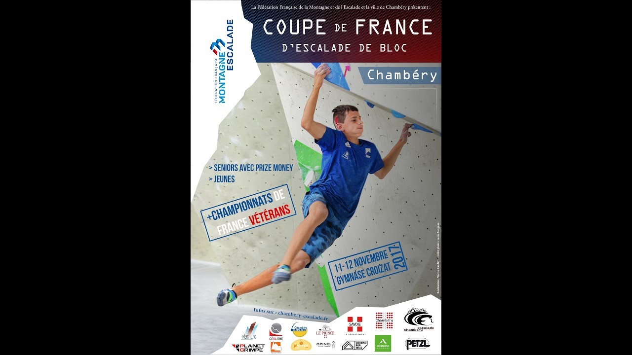 Diffusion en direct de Chambéry Escalade