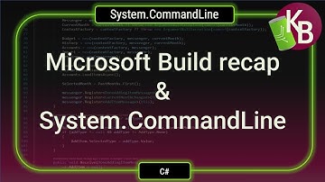 C# - Build recap, and System.CommandLine