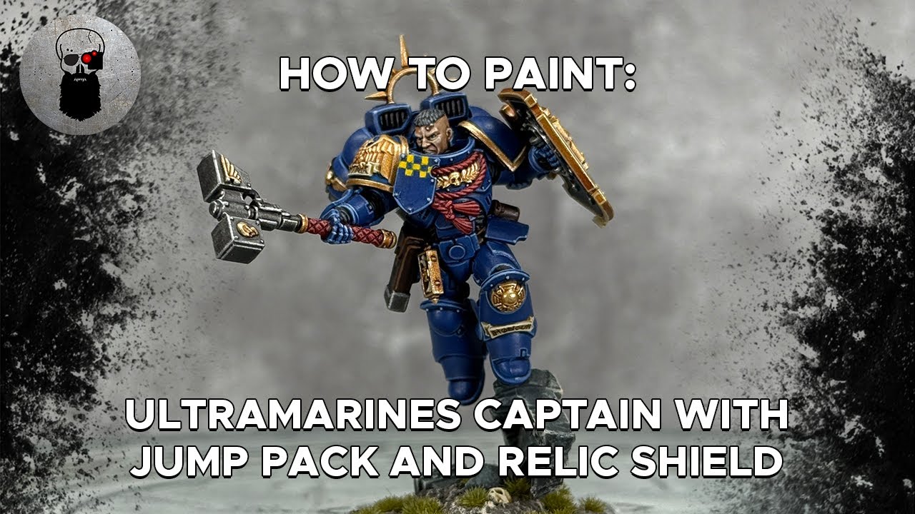Contrast+ How to Paint: Ultramarines Captain with Jump Pack and Relic Shield